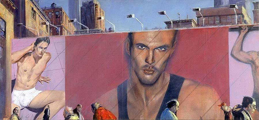 Cuadros del pintor neo realista David Febland