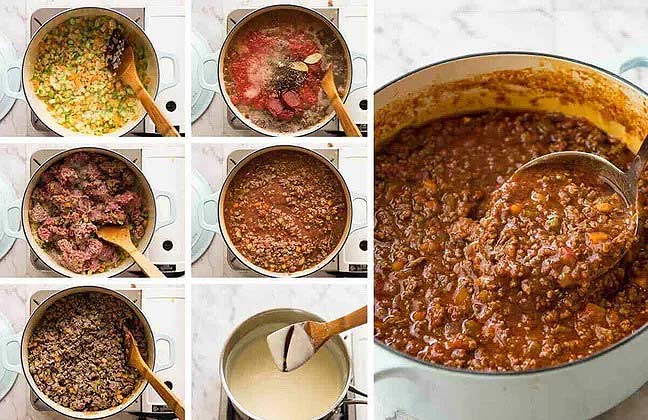 pasos e ingredientes para realizar una lasaña