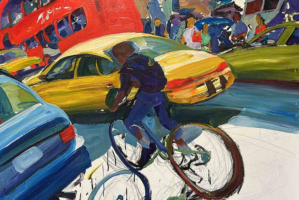 otro cuadro con bicicletas de Tom Christopher