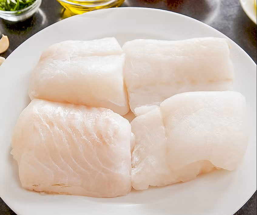 Filetes de bacalao fresco
