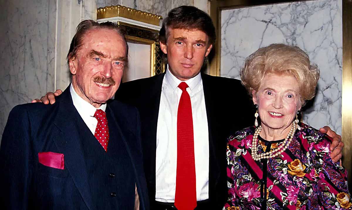Los padres de Donald Trump